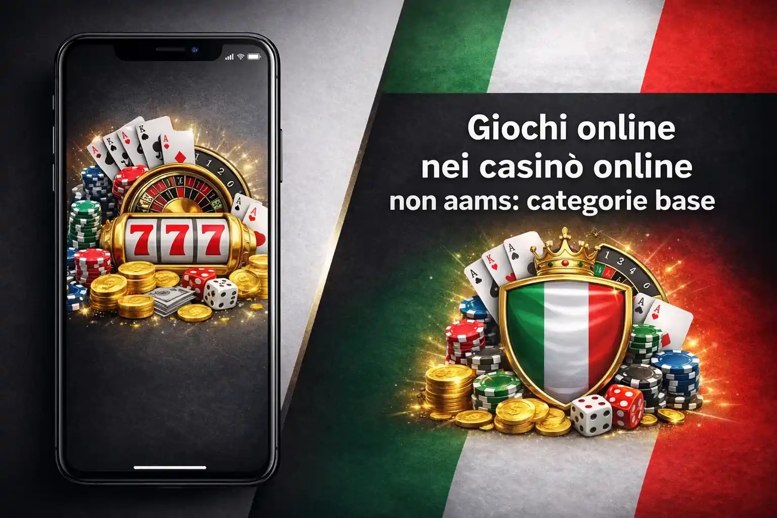 Giochi online nei casinò online non aams: categorie base