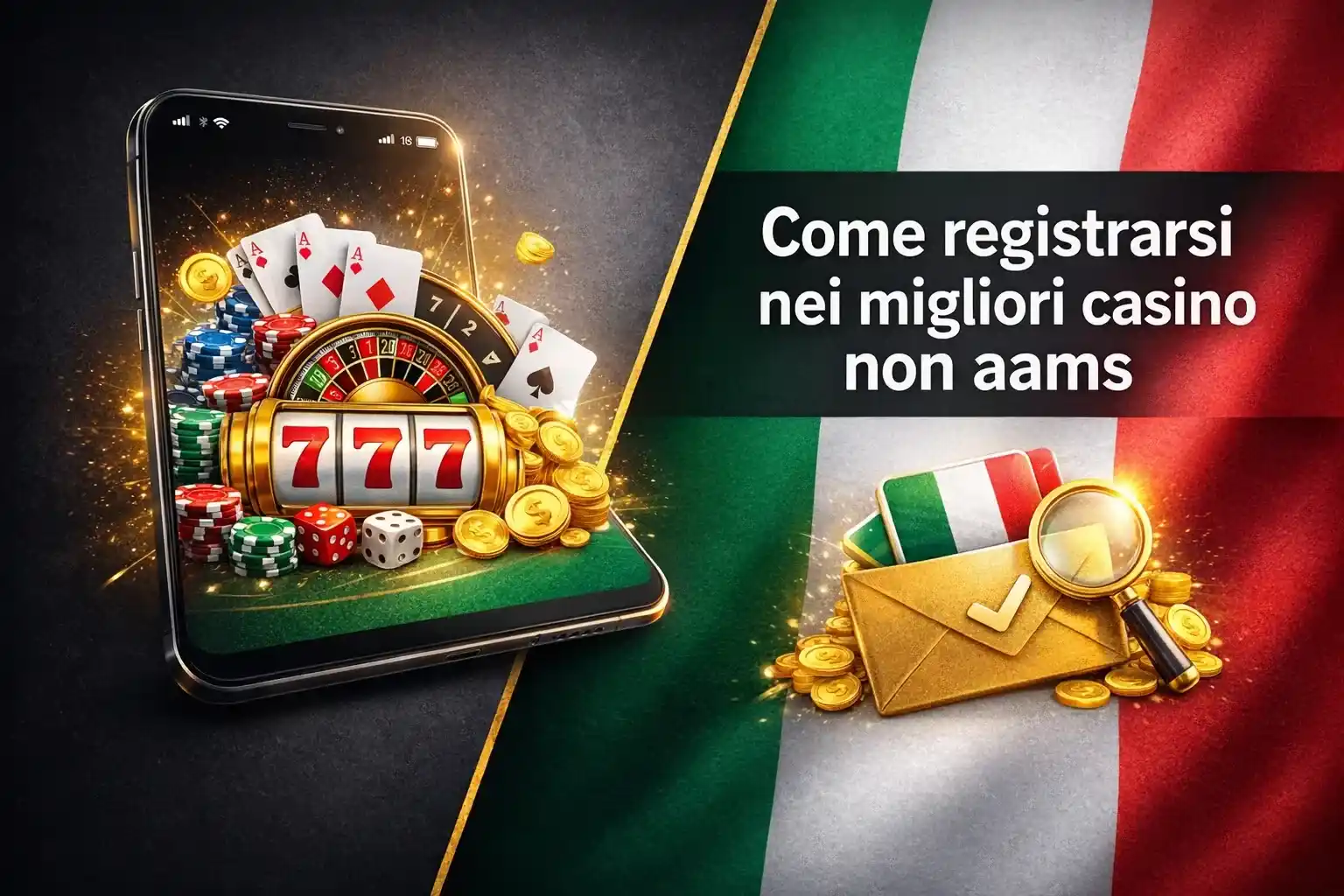 Come registrarsi nei migliori casino non aams
